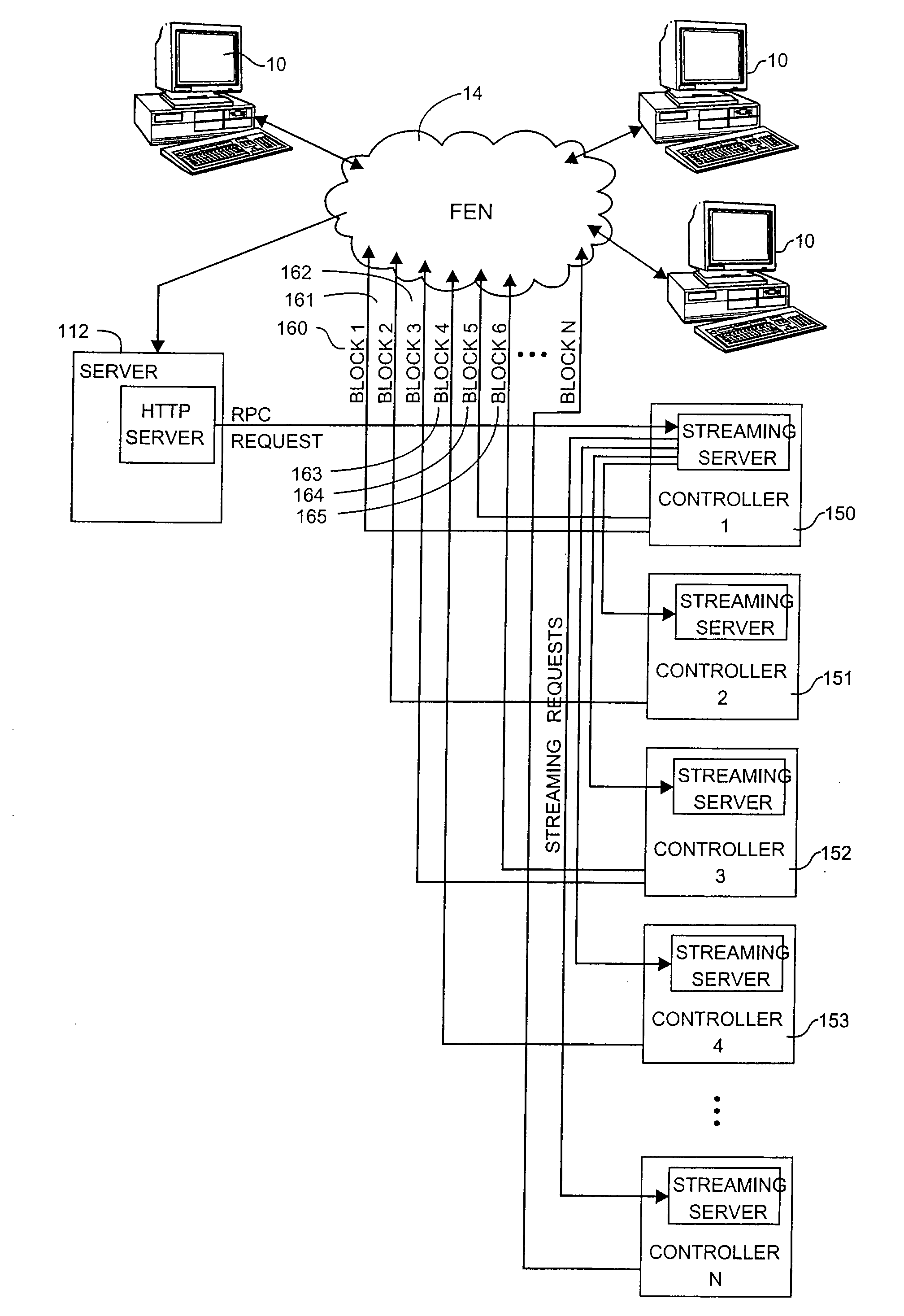 Method and system for providing multimedia information on demand over wide area networks