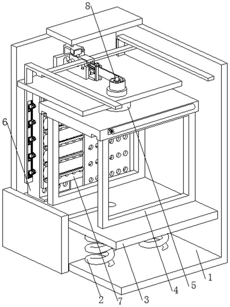 Nursing device for intravenous drip injection in department of cardiology