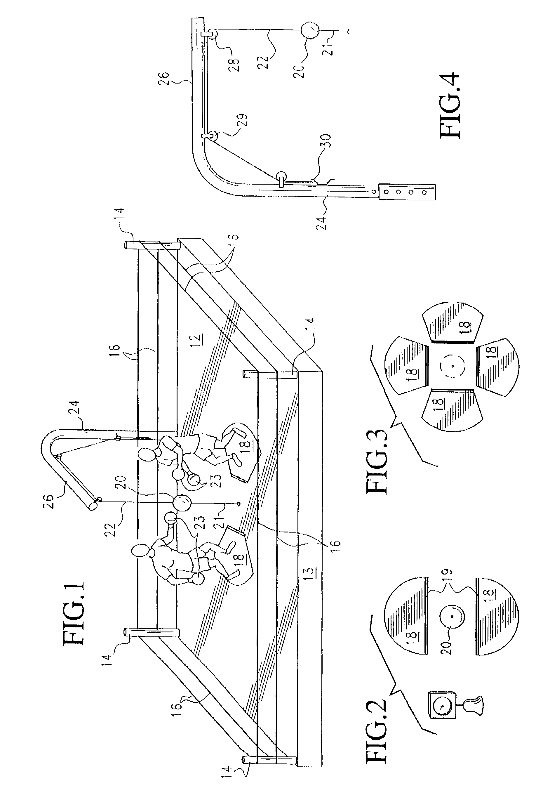 Limited contact athletic game