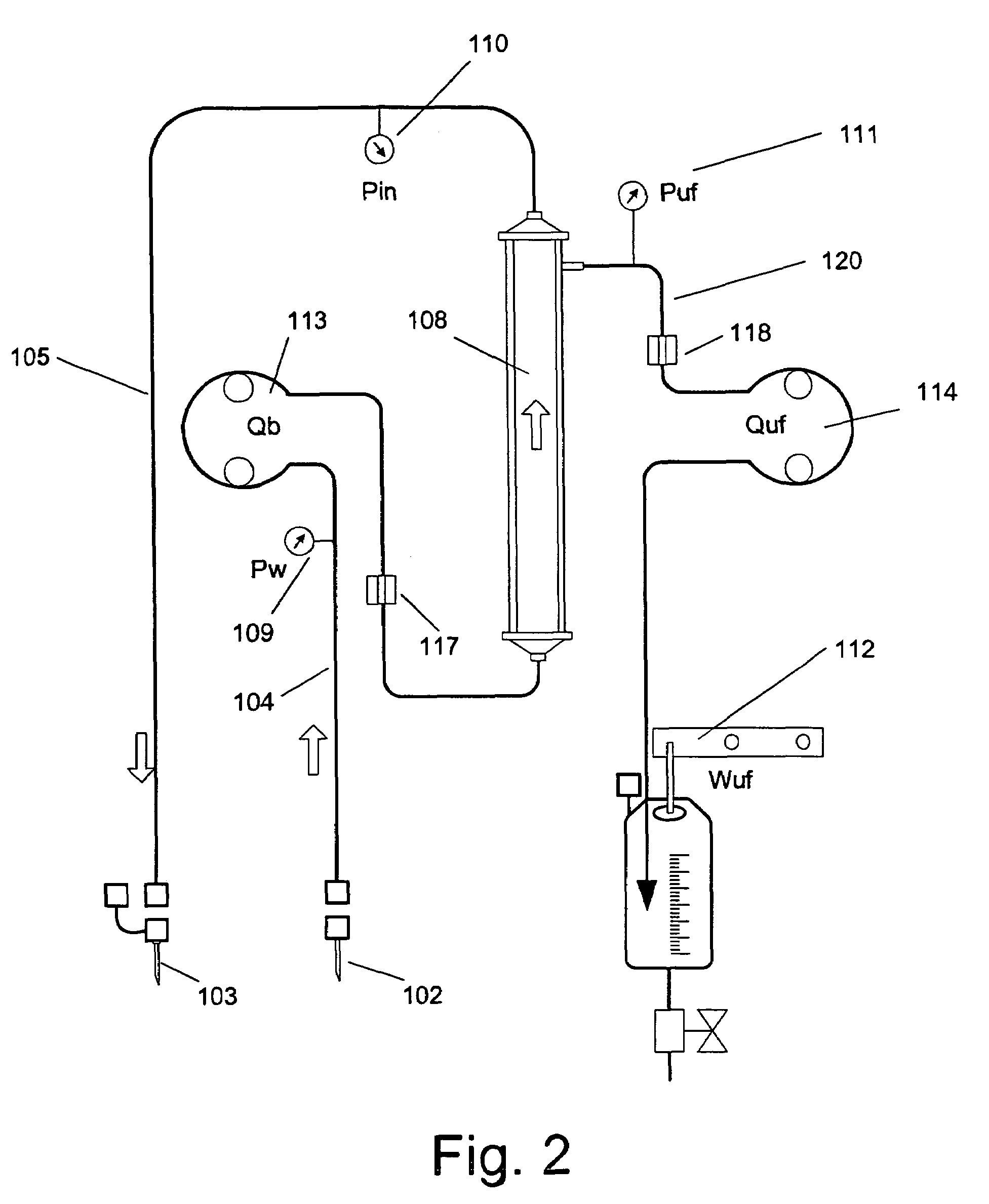 Method and apparatus for blood withdrawal and infusion using a pressure controller