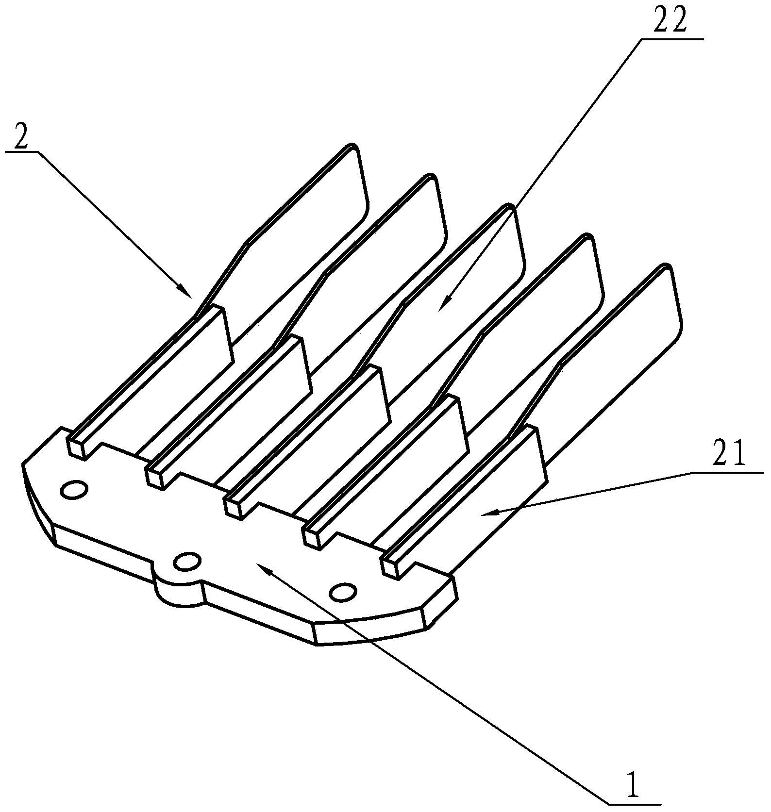 Direct-current piezoelectric type fan