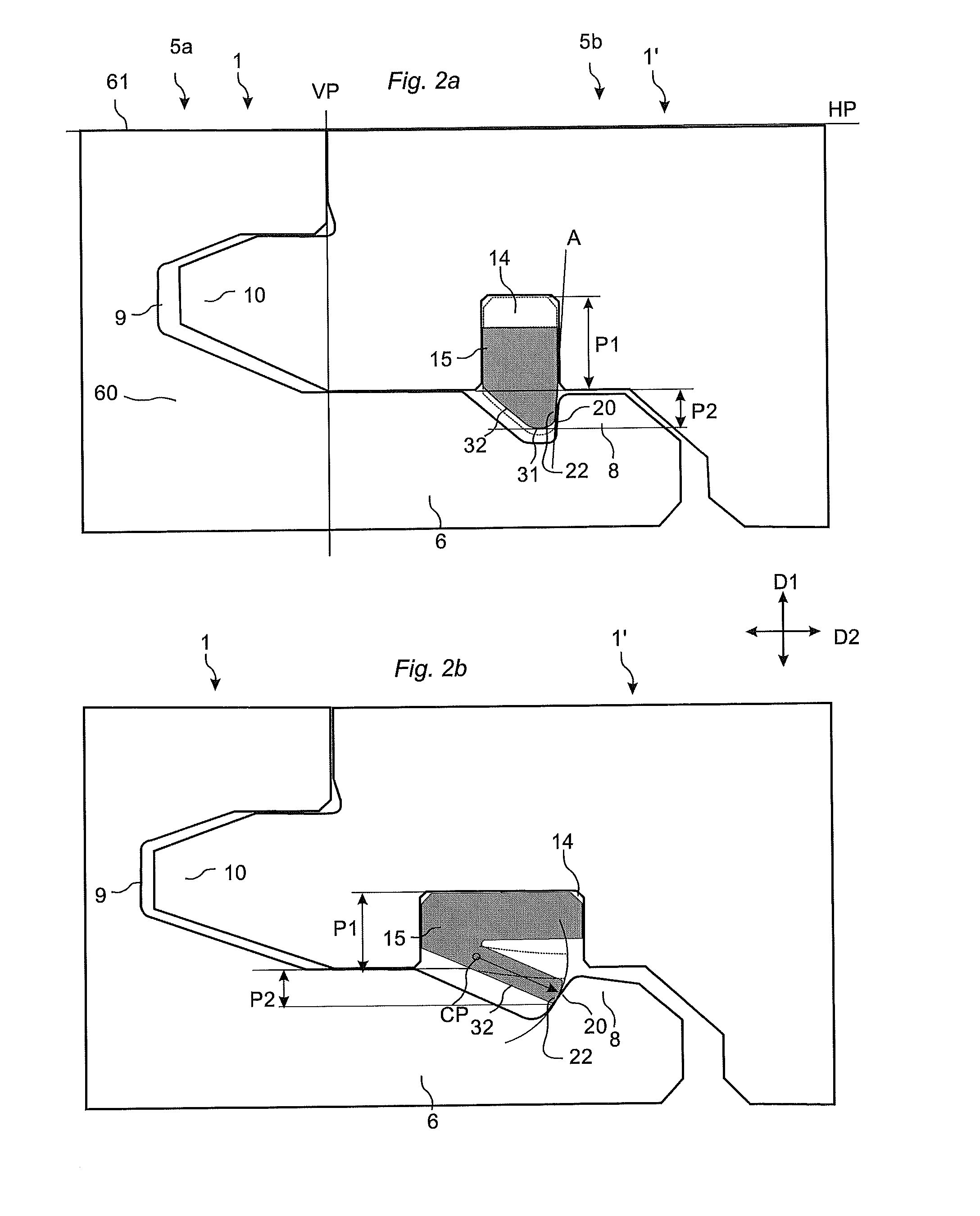 Mechanical locking system for floor panels