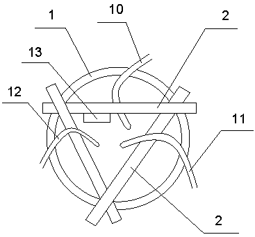 Deep well anti-burial device and using method of deep well anti-burial device for construction