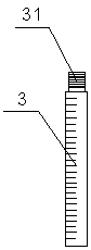 Deep well anti-burial device and using method of deep well anti-burial device for construction