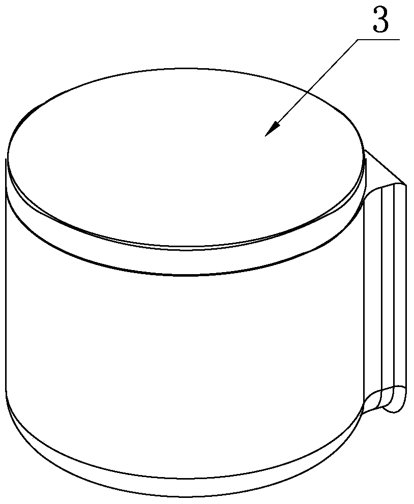 GVV valve pressure maintaining structure and GVV valve