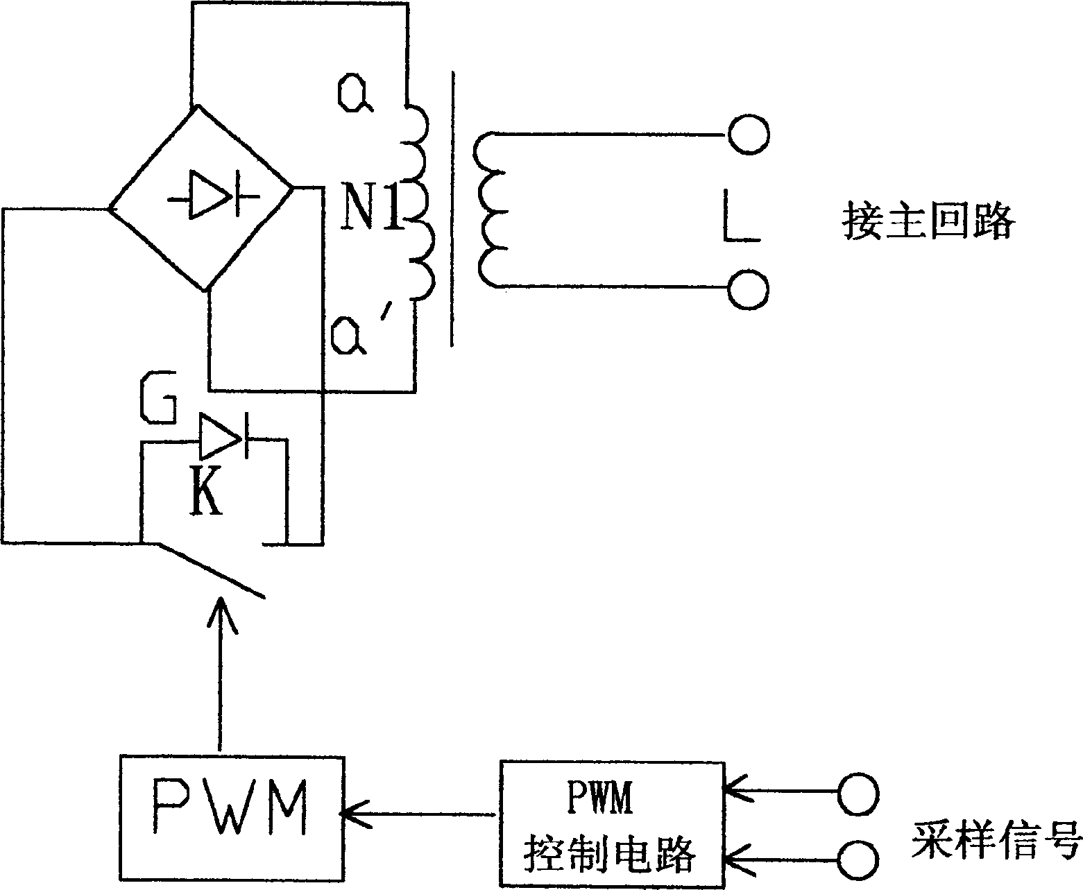 Controllable inductance of AC field magnetic amplifier and its application