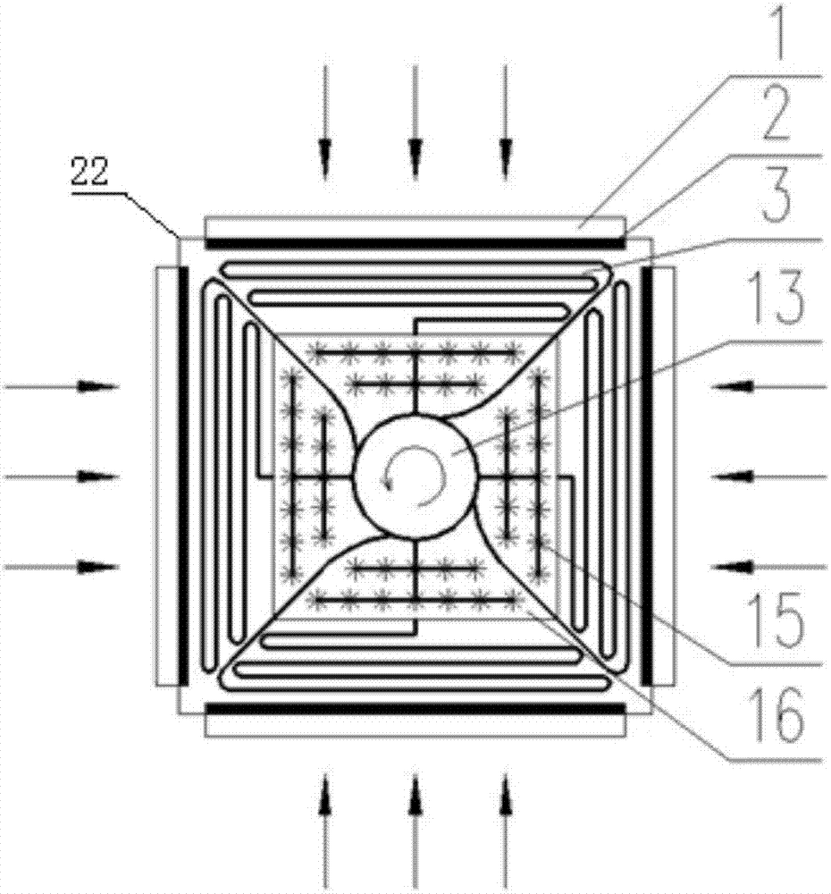 Evaporative cooling air conditioner system suitable for hot pot table