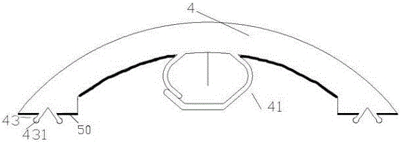 Safe cable with heat insulation protective cover and assembling installing method thereof