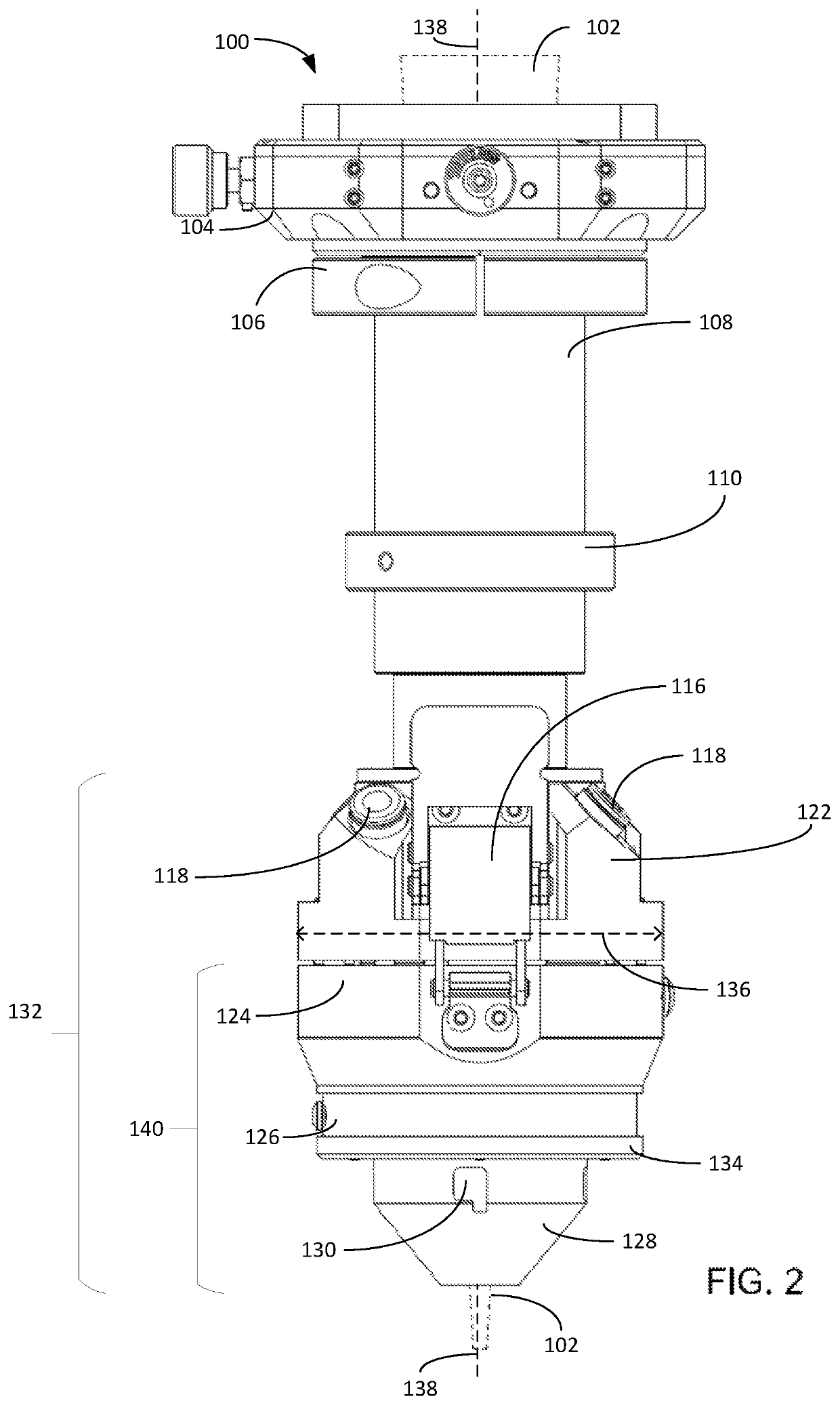 Laser metal deposition head