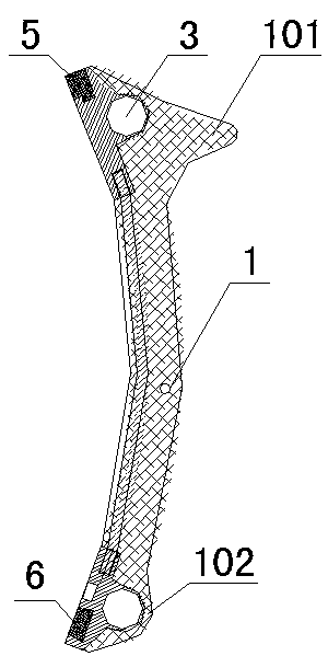 Strap type belt cleaner