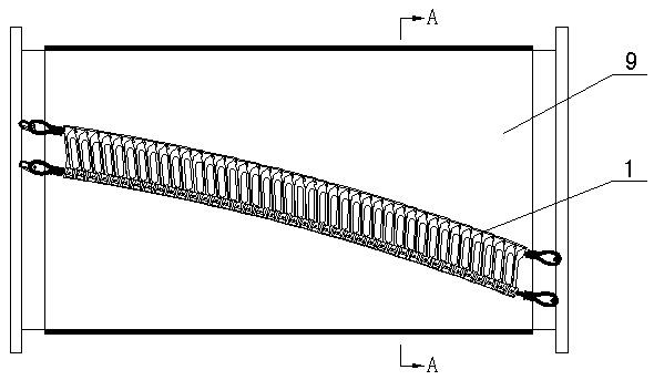 Strap type belt cleaner