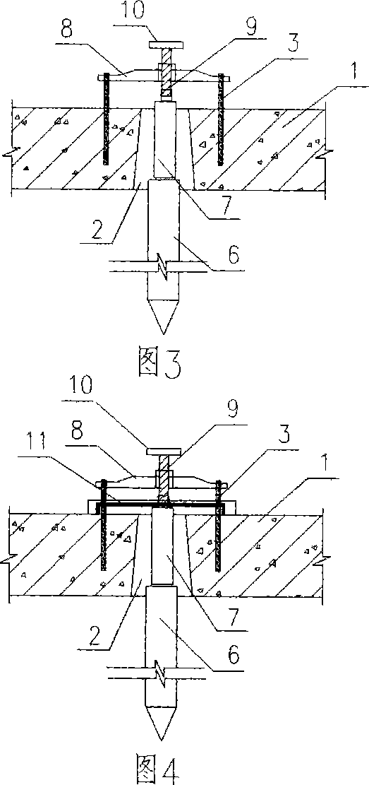 Construction method of prestressed anchor rod static pressure pile