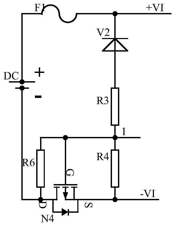 Multi-module parallel input circuit for reverse connection prevention, overvoltage and undervoltage protection and isolation startup and shutdown