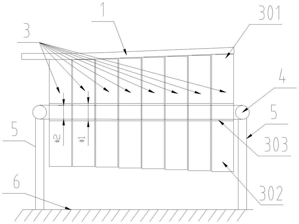 Pendulum type sealing device used for rotary air preheater of thermal power boiler