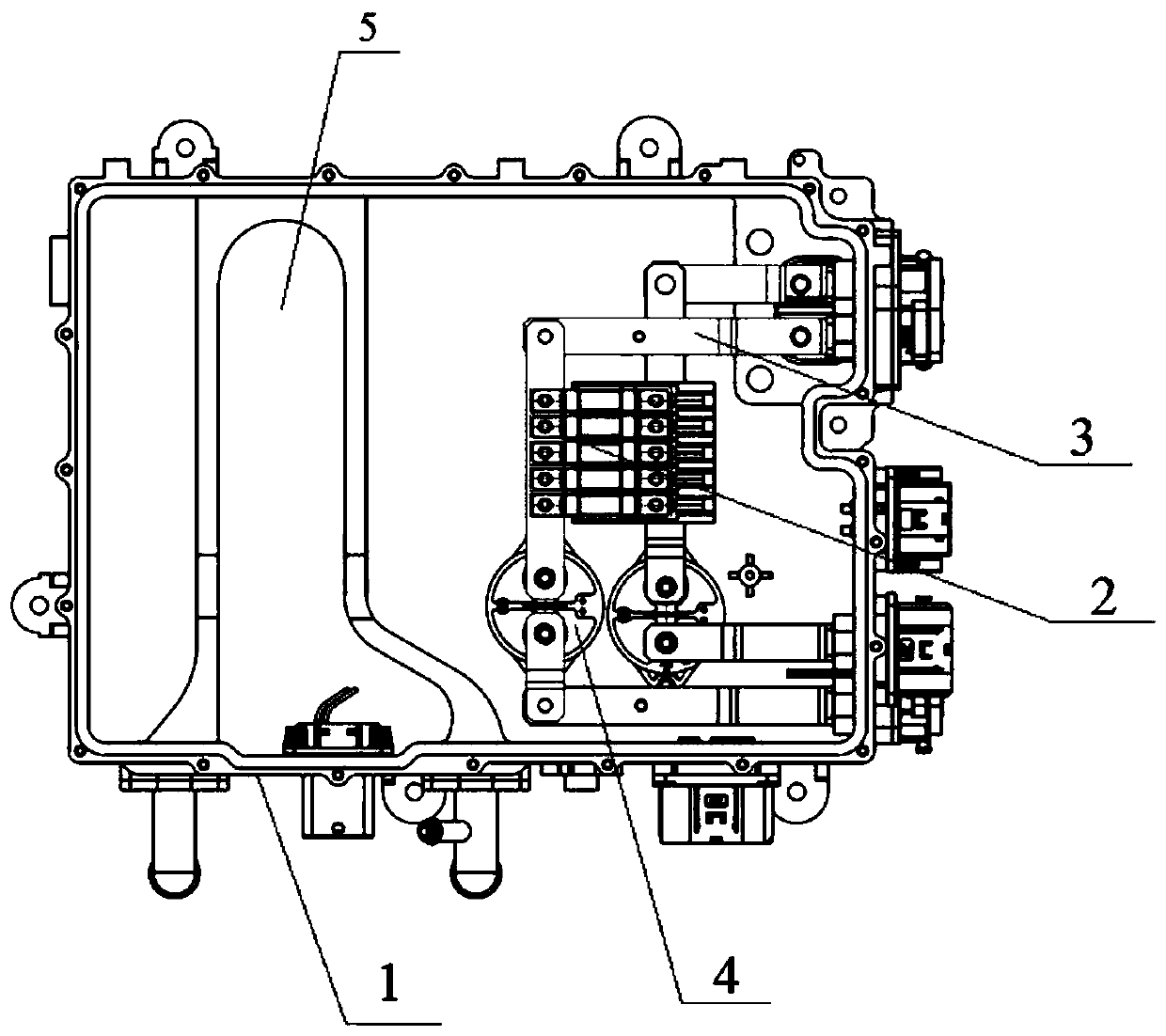 Distribution box and electromobile