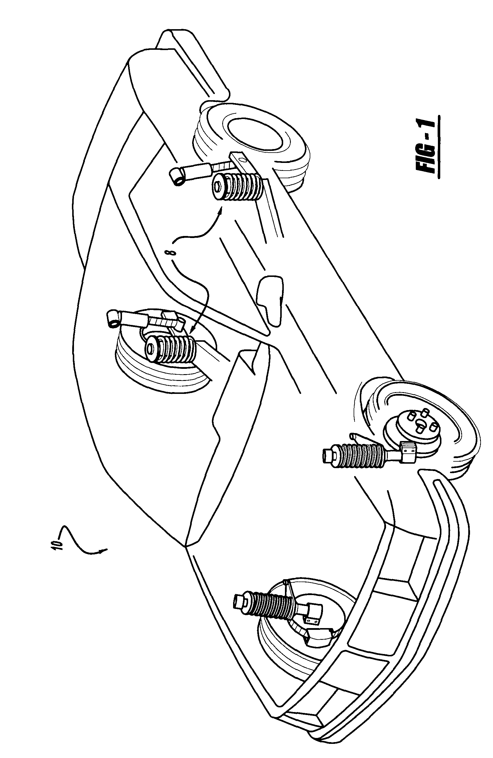 Adjustable damper with control valve, mounted in an external collar