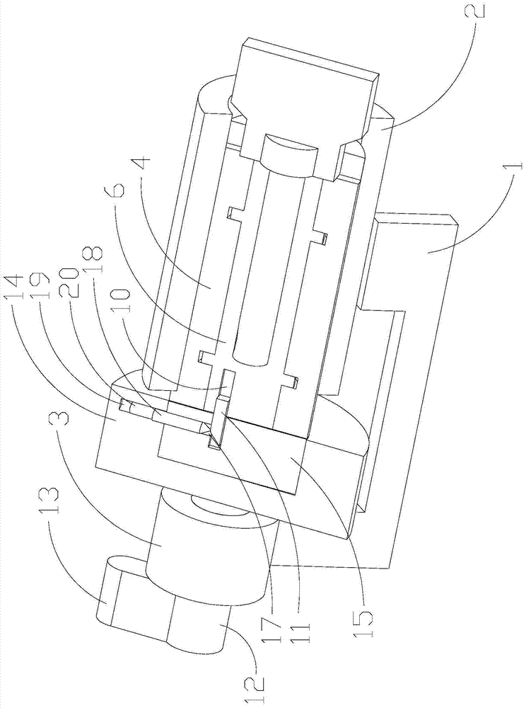 A kind of idling anti-pry lock cylinder structure