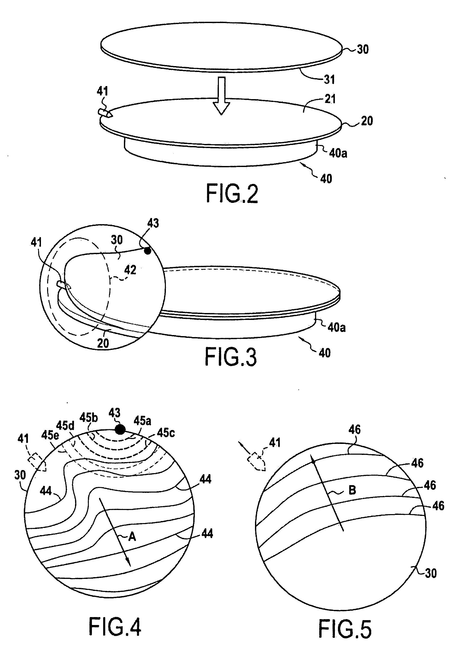 Process for assembling wafers by means of molecular adhesion