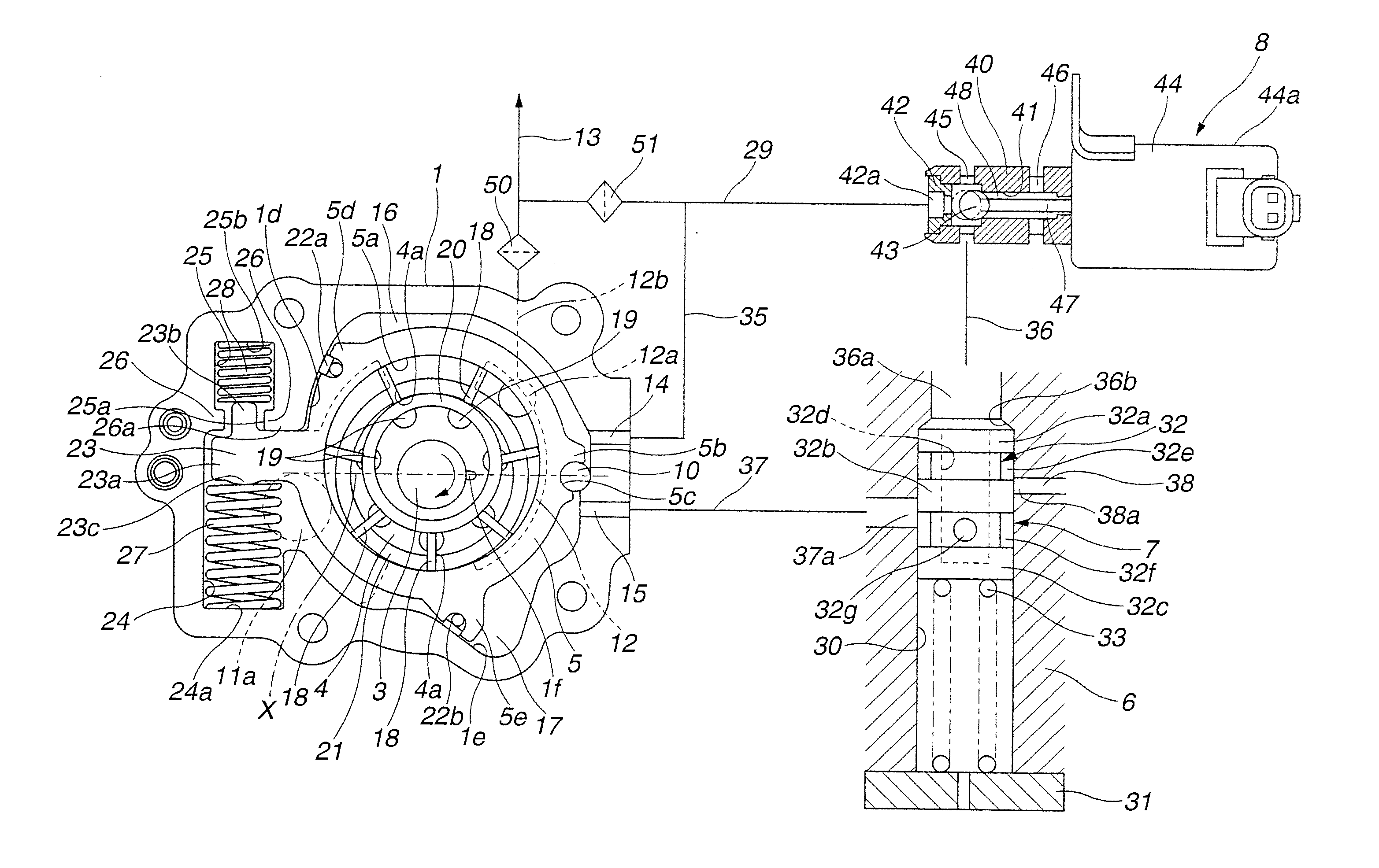 Variable displacement pump