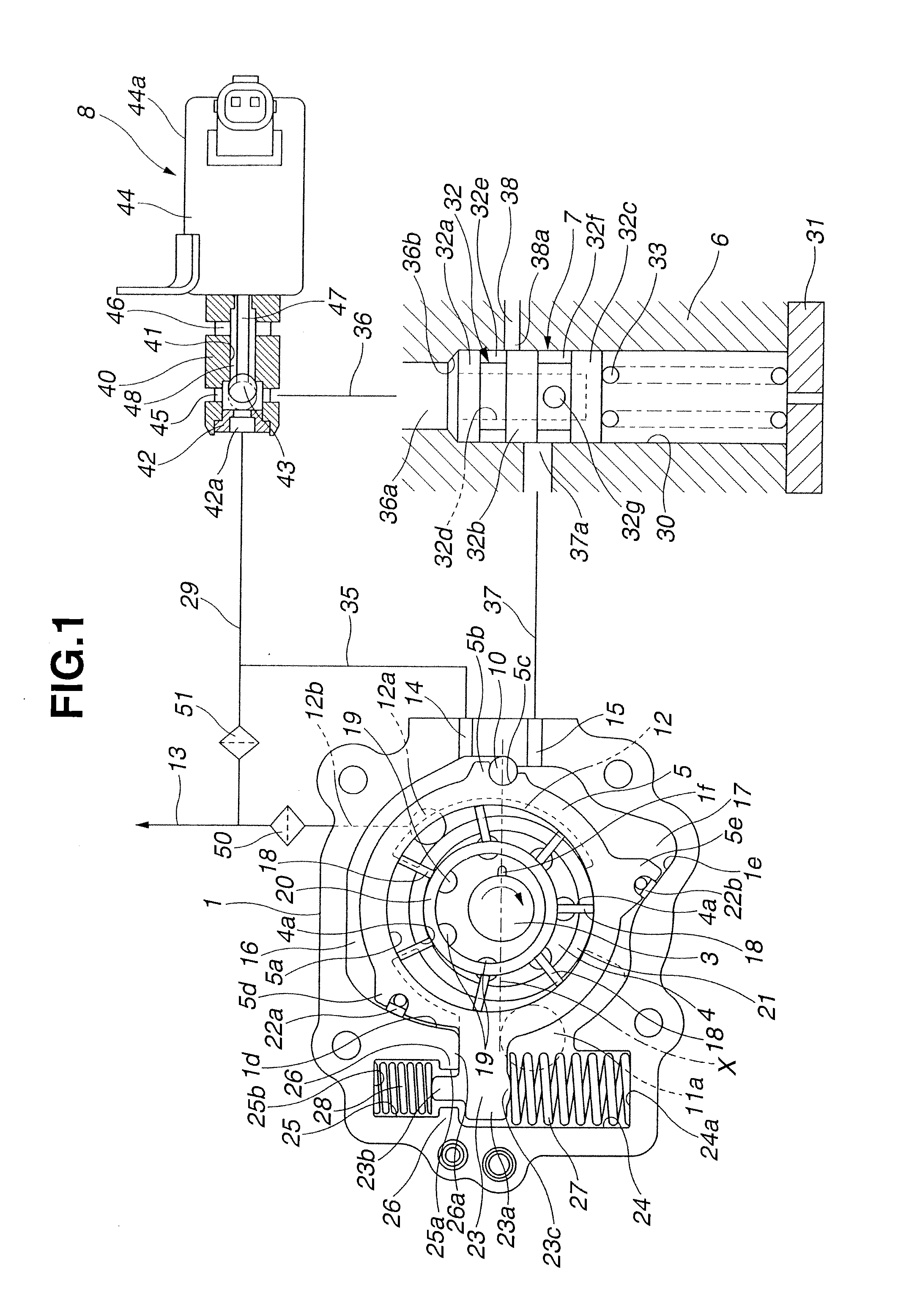 Variable displacement pump