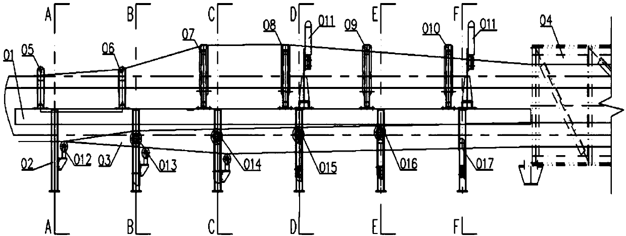 Assembly tooling for tubular belt conveyor and method for assembling conveyor using the tooling