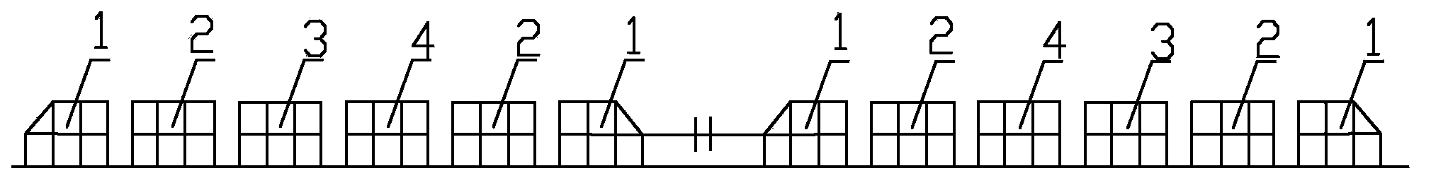 Train collision energy managing system and designing method