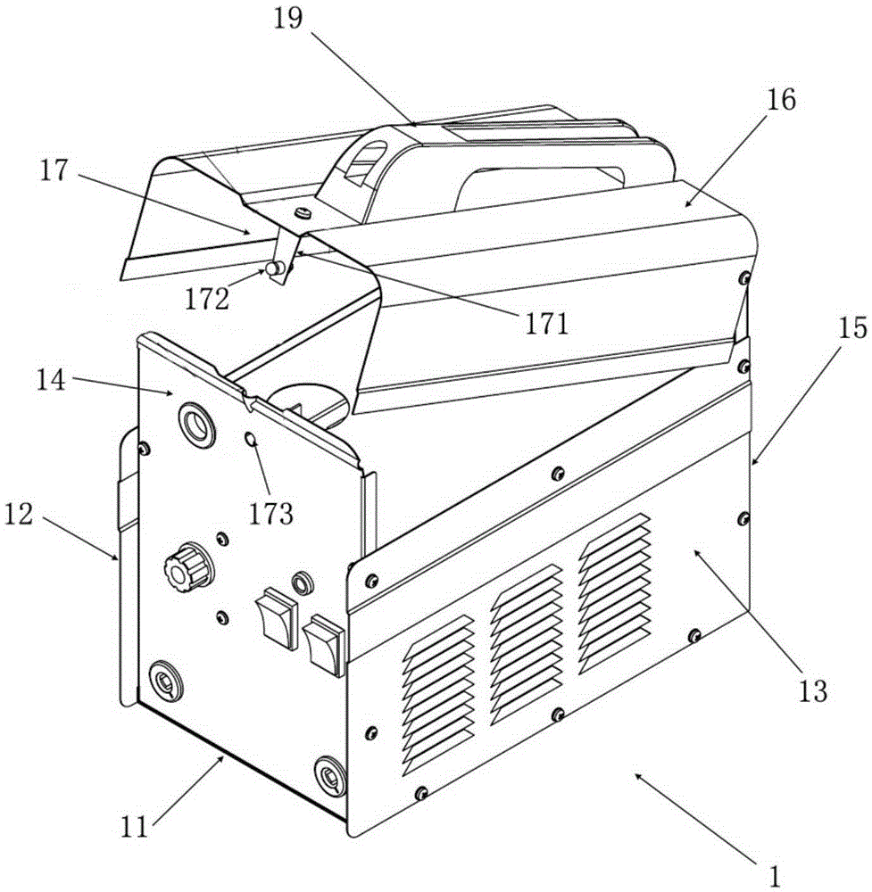 Welding equipment structure