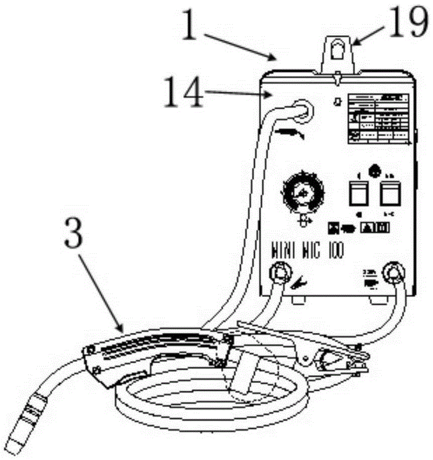 Welding equipment structure