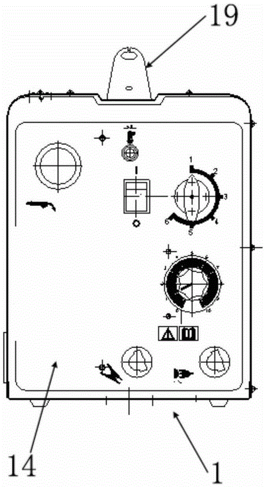 Welding equipment structure