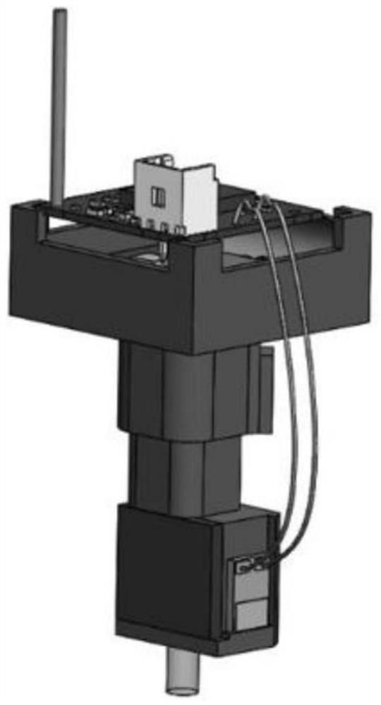 Wireless miniature fluorescent microscopic imaging device and application thereof