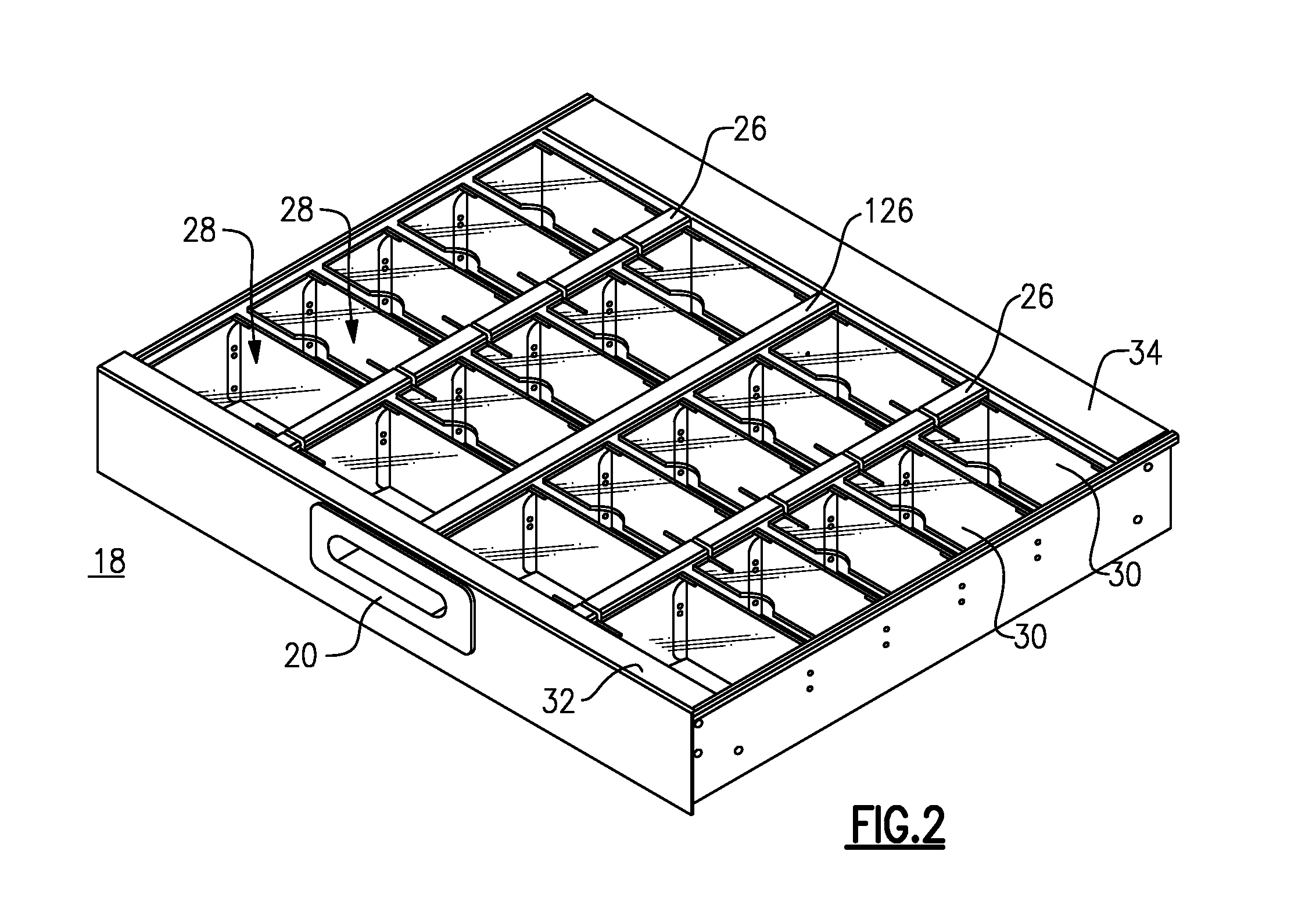 Slide bar locking drawer for medications cabinet