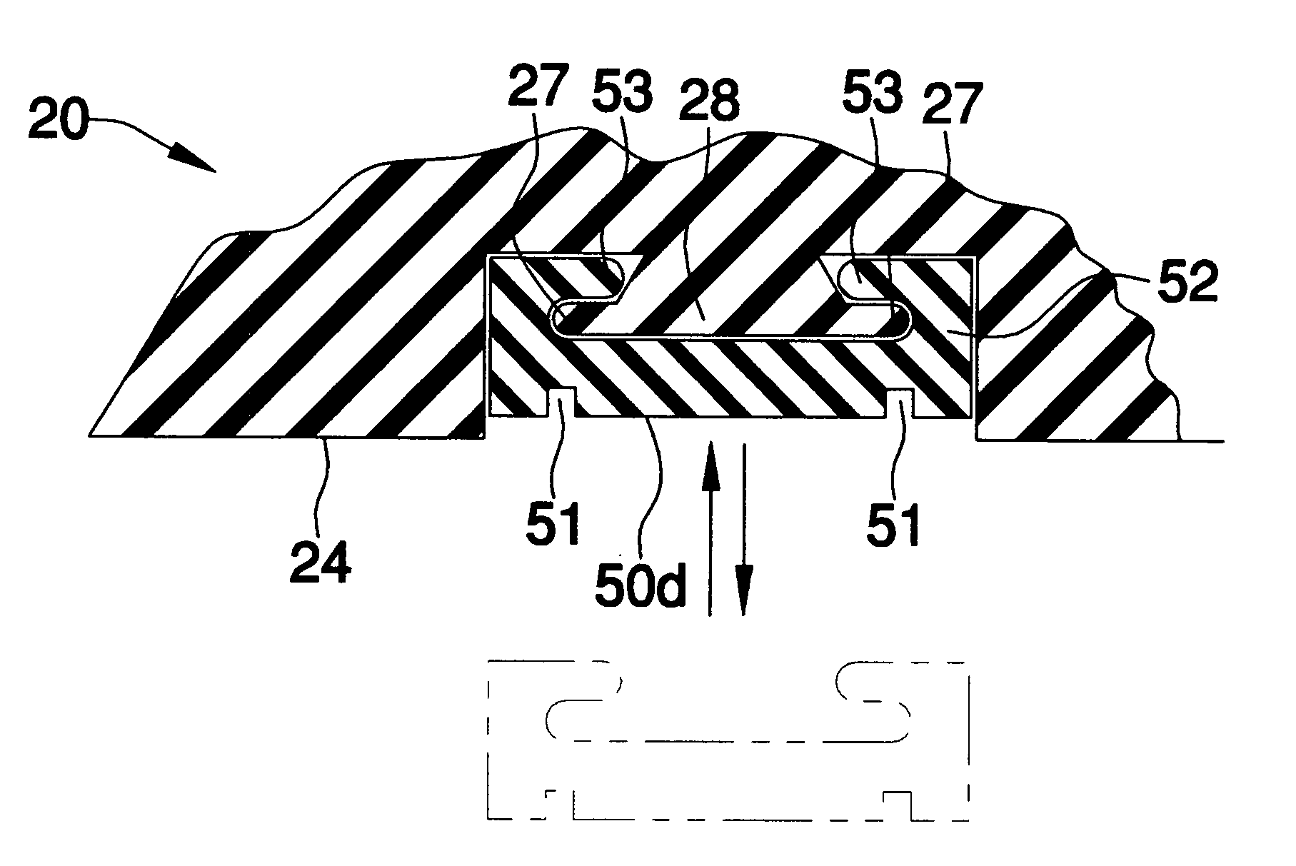 Universal footwear including removable cleats