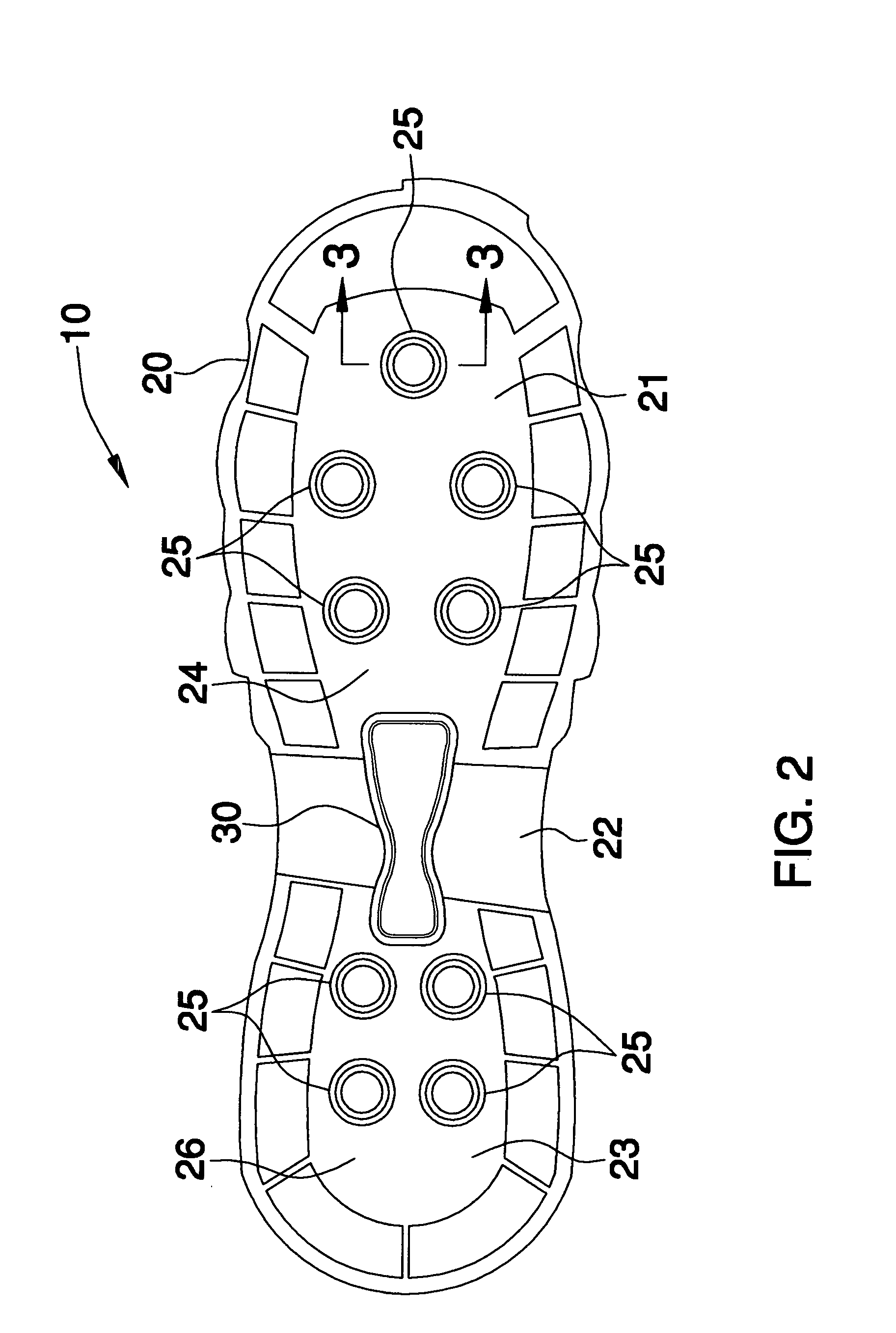 Universal footwear including removable cleats