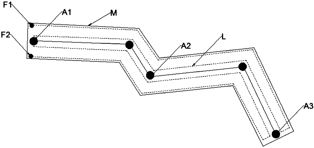 Unmanned aerial vehicle ribbon-shaped slanted image aerial survey method and system