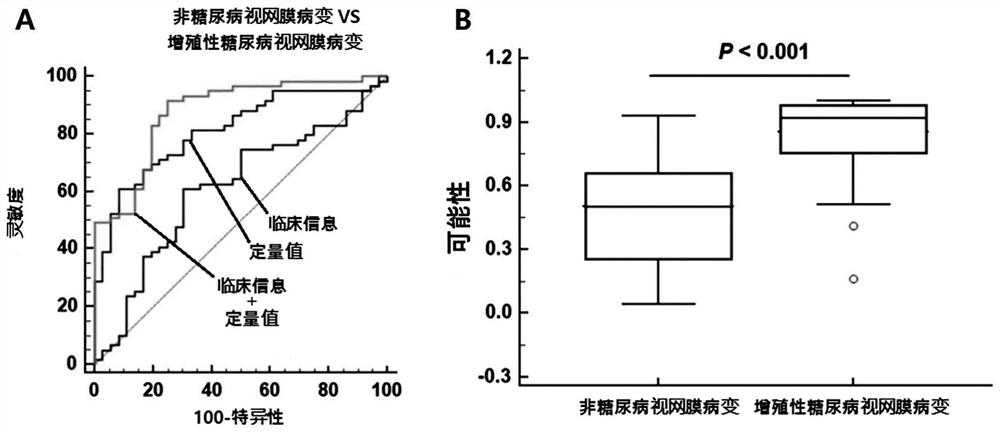 Composite marker for diagnosis of diabetic retinopathy and use thereof