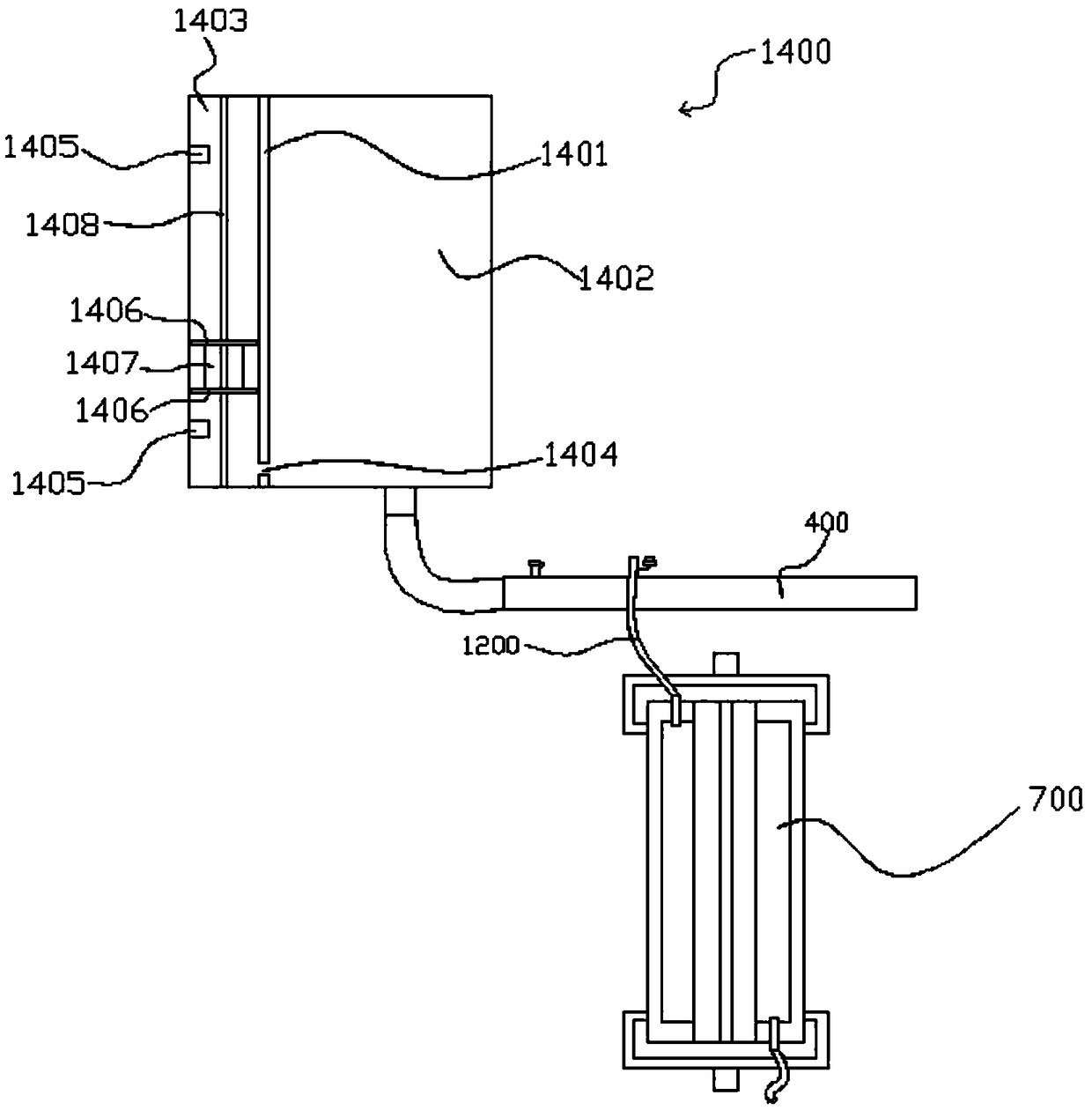 Hydrogen-rick agricultural irrigation device with monitorable water levels