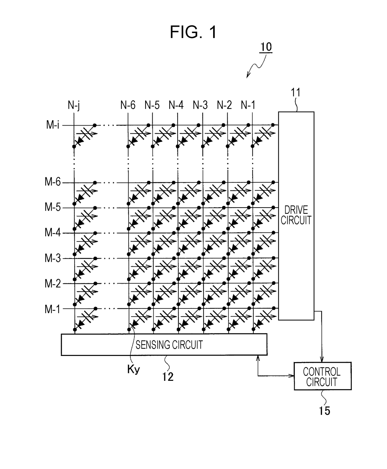 Capacitive keyboard