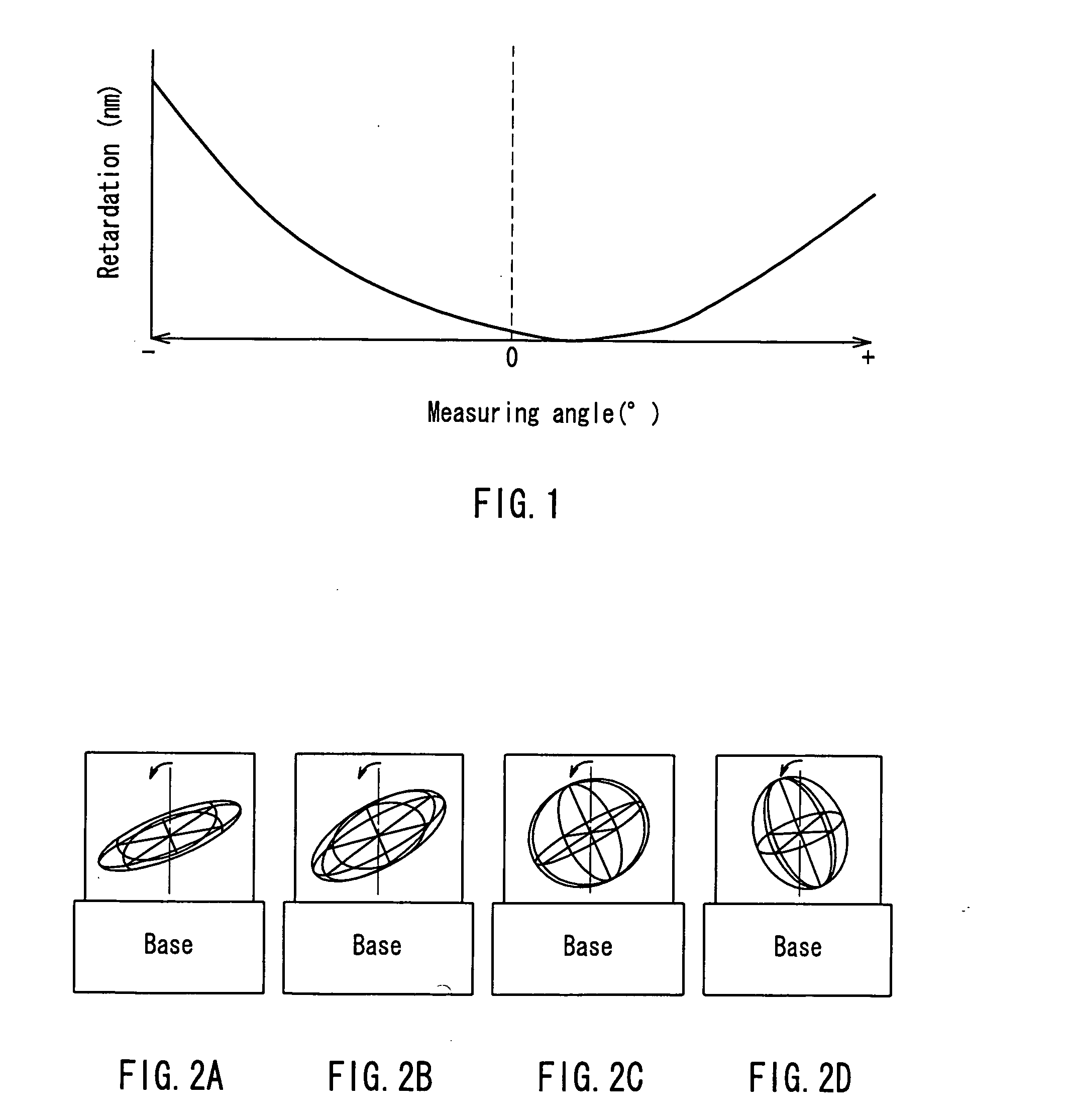 Inclined optical compensation film method for producing the same and liquid crystal display including the same