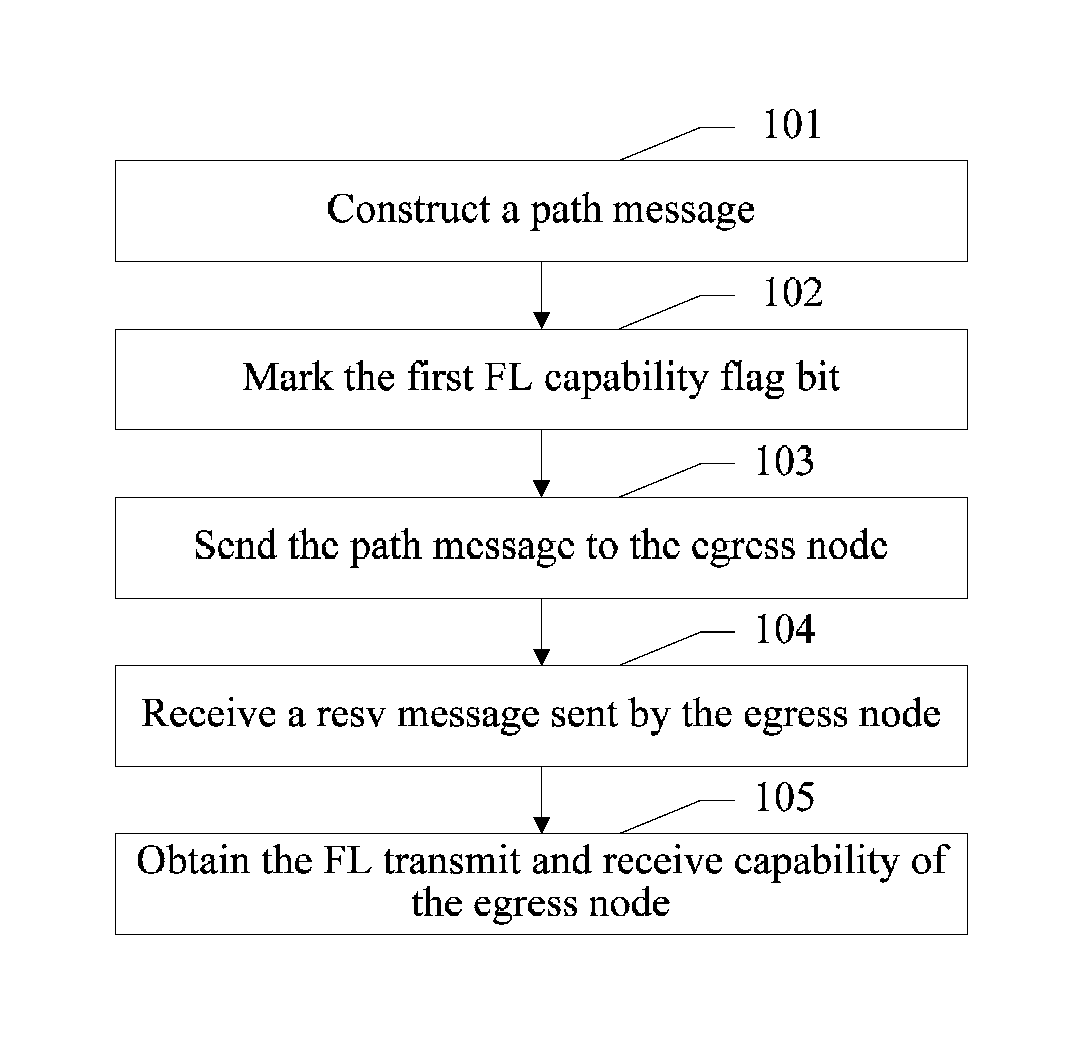 Flow label negotiation method, related device, and system