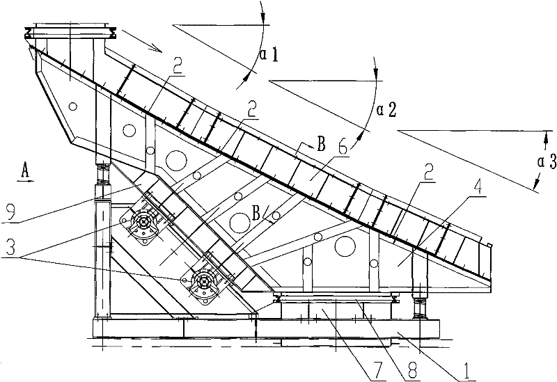 Multi-channel sectional-type bar screen