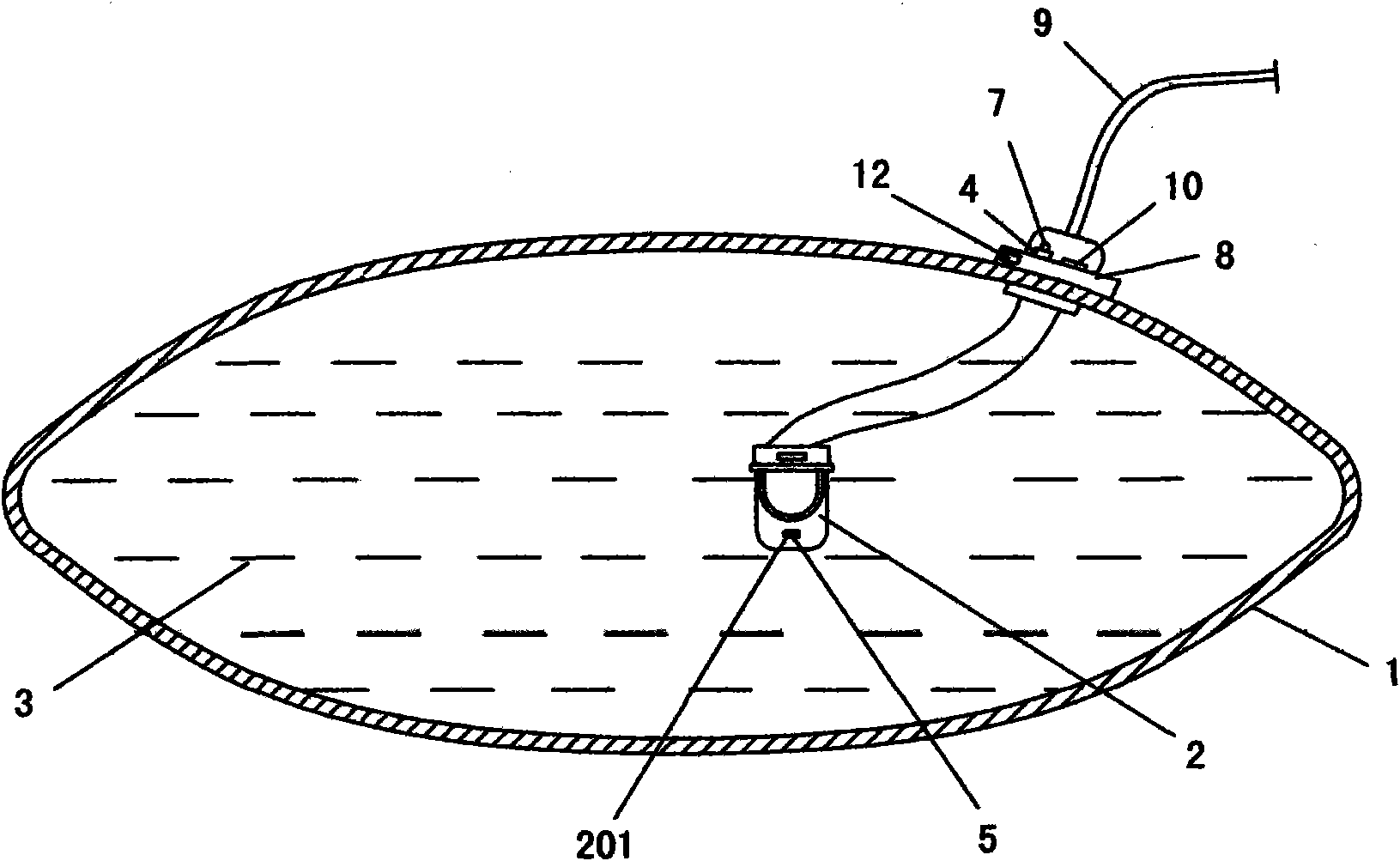 Singlechip intelligent-control electrothermal bag