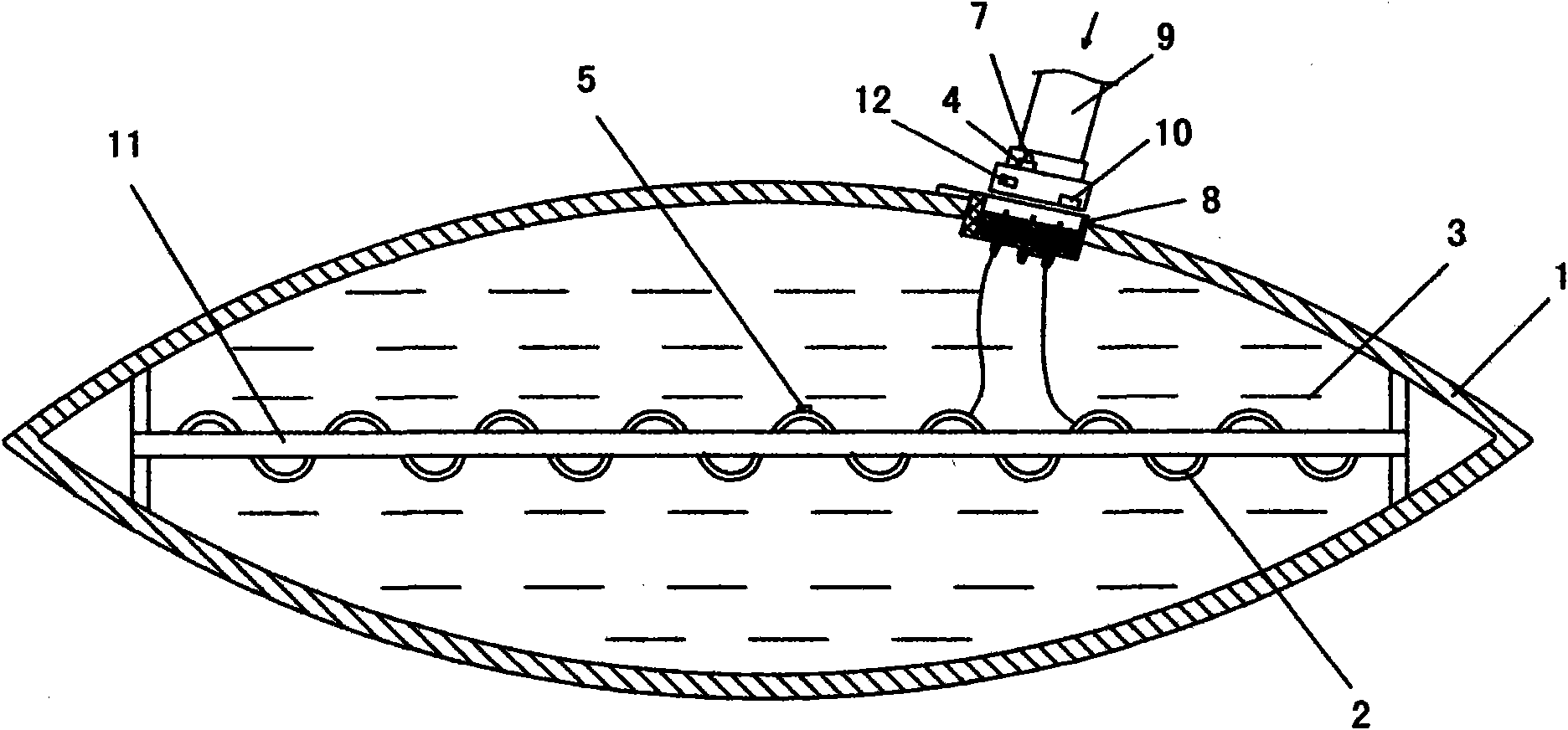 Singlechip intelligent-control electrothermal bag