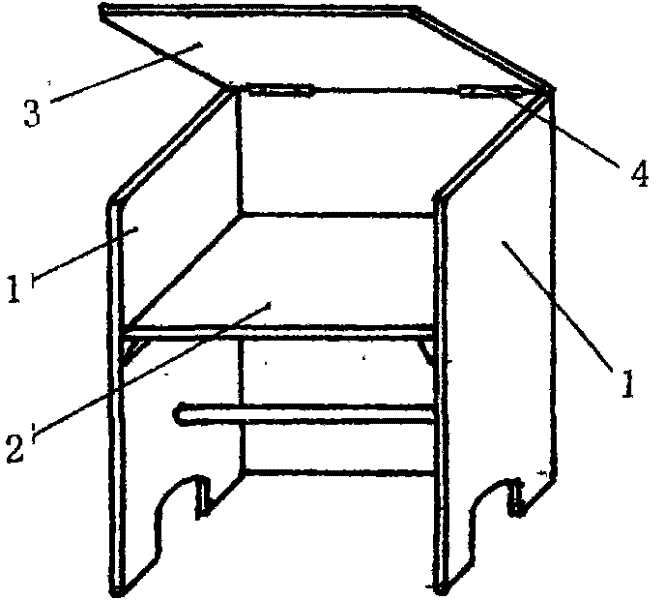 A dual-purpose table and chair