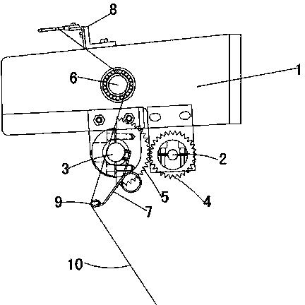 Yarn tension control mechanism of warp knitting machine