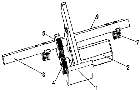 Yarn tension control mechanism of warp knitting machine