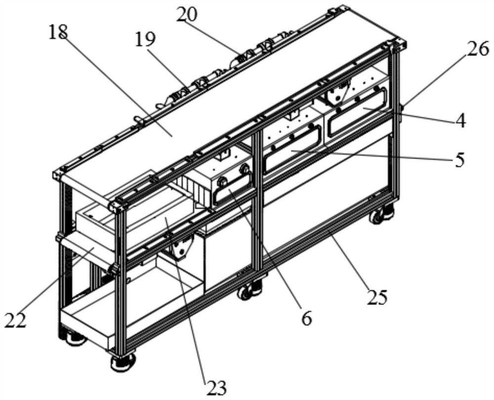 A corner beautification production device for interior design