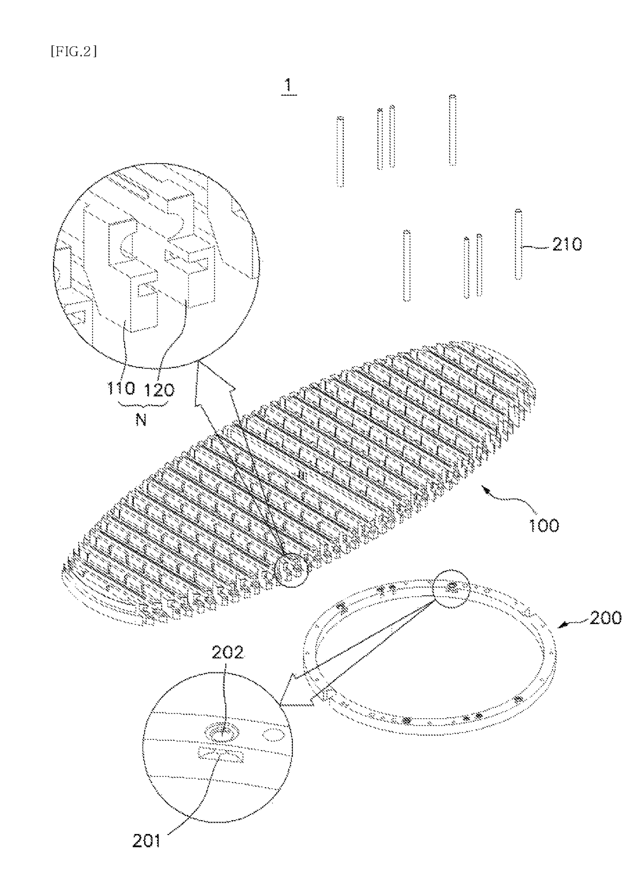 Gas distributor, and method of forming the same