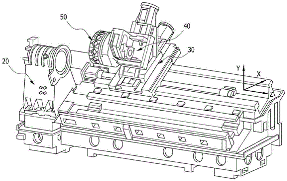 Rib structure for the base of the turning center