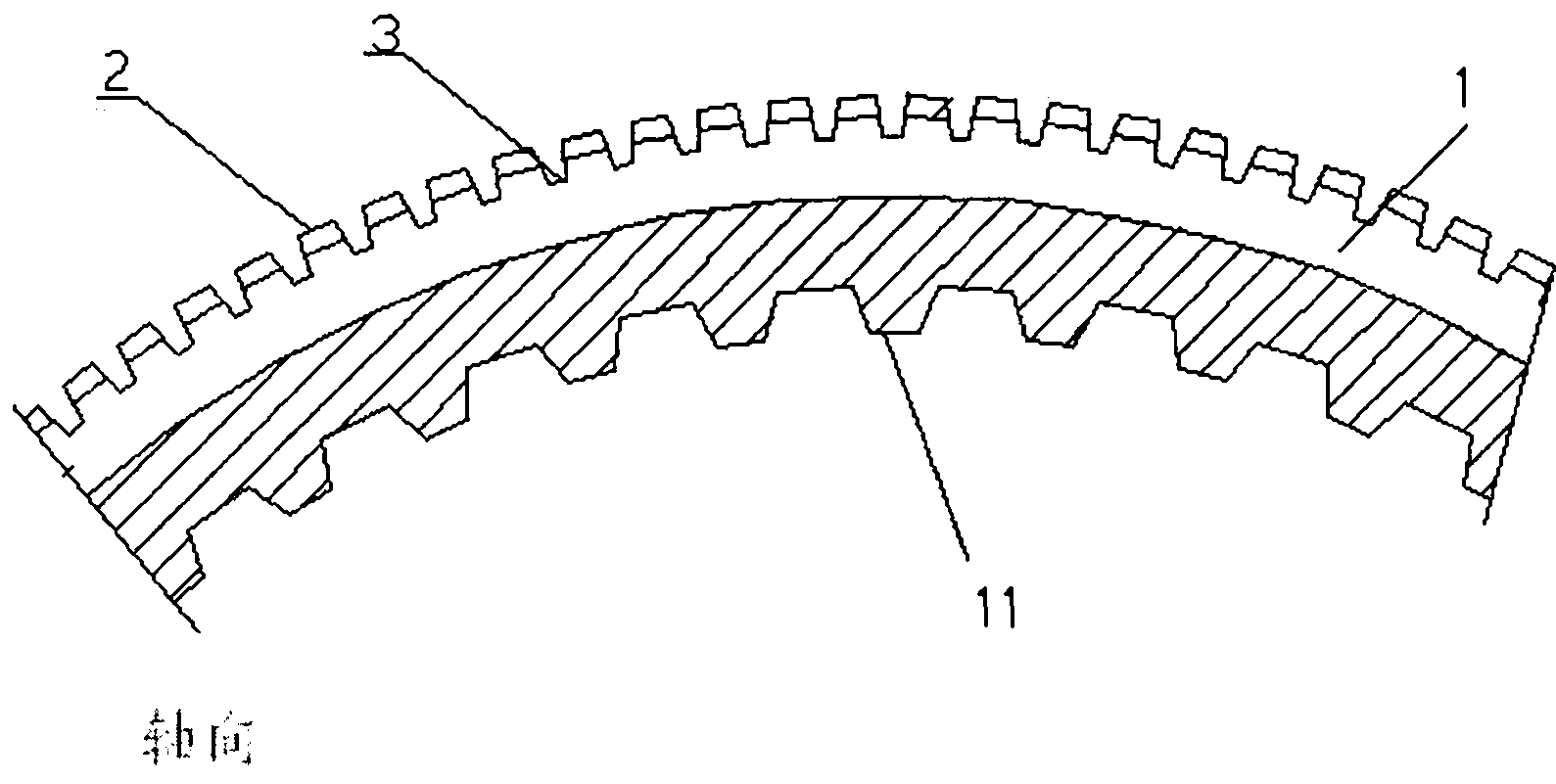 Heat transfer pipe for condensation