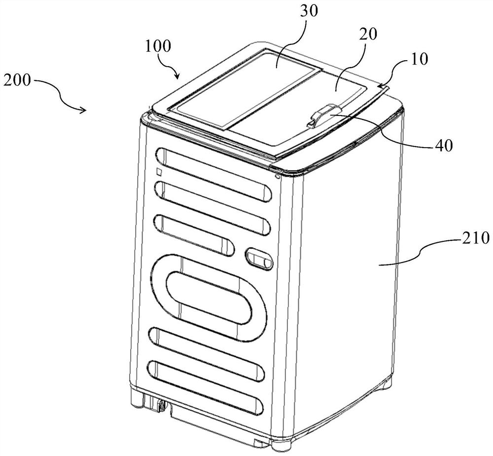 Door assembly and clothes treatment equipment with same